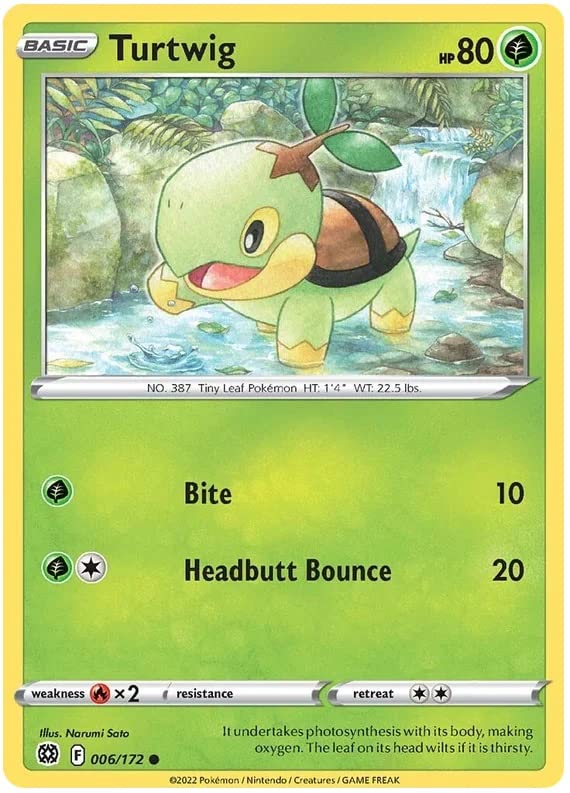 006/172 Turtwig / Basic / Common (Brilliant Stars) English card