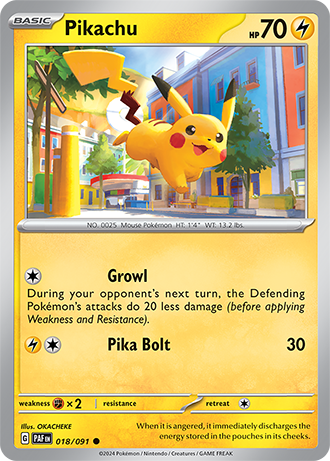 018/091 Pikachu - Paldean Fates - Pokémon card (English)