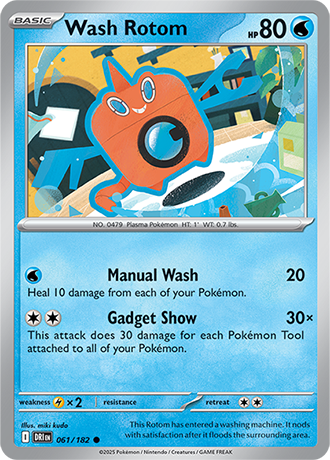 061/182 Wash Rotom - Destined Rivals - Pokémon card (English)