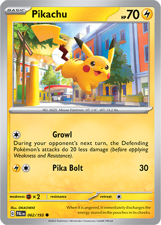062/193 Pikachu - Paldea Evolved - Pokémon card (English)
