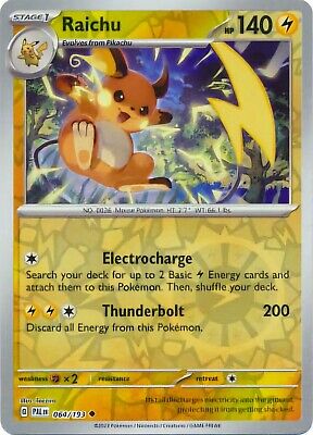 064/193 Raichu (Reverse holo) - Paldea Evolved - Pokémon card (English)
