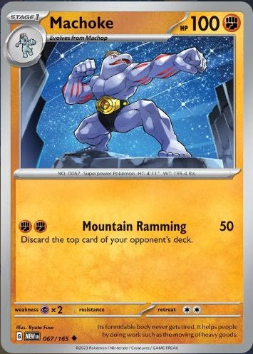 067/165 Machoke - Pokémon 151 - Pokémon card (English)