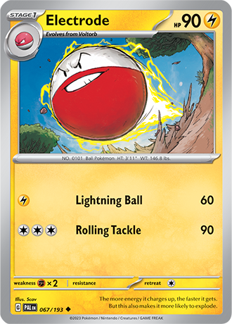 067/193 Electrode - Paldea Evolved - Pokémon card (English)
