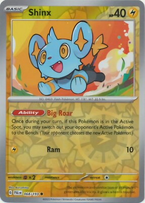 068/193 Shinx Reverse holo - Paldea Evolved - Pokémon card (English)