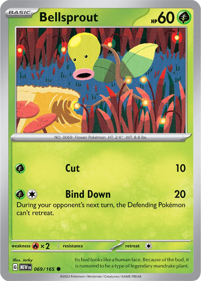 069/165 Bellsprout - Pokémon 151 - Pokémon card (English)
