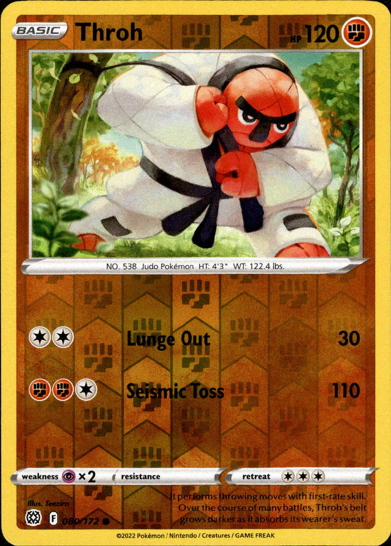 throh pokemon card Pokemon TCG - s9 - 056/100 (C)