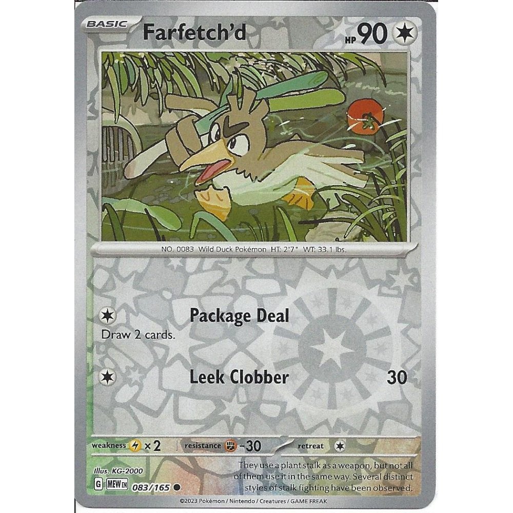 083/165 Farfetch'd (Reverse holo) - Pokémon 151 - Pokémon card (English)