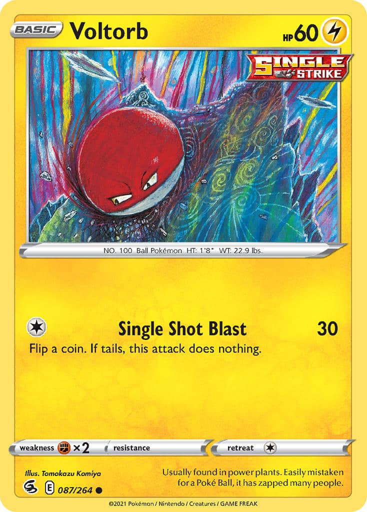 087/264 Voltorb / Basic / Common (Fusion Strike) English card
