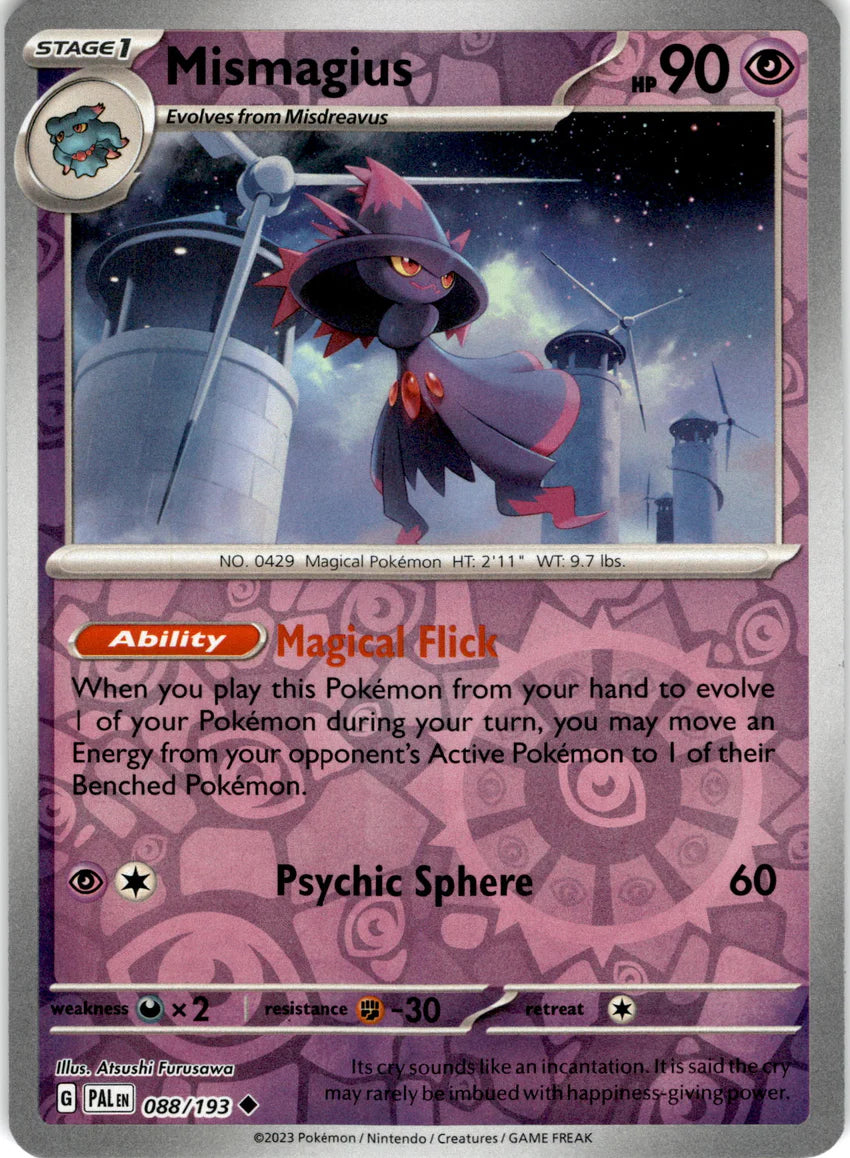 088/193 Mismagius (Reverse holo) - Paldea Evolved - Pokémon card (English)