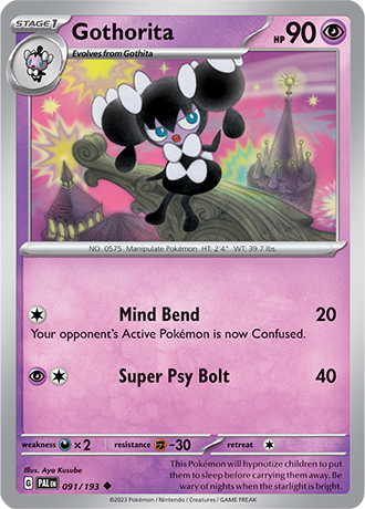 091/193 Gothorita - Paldea Evolved - Pokémon card (English)