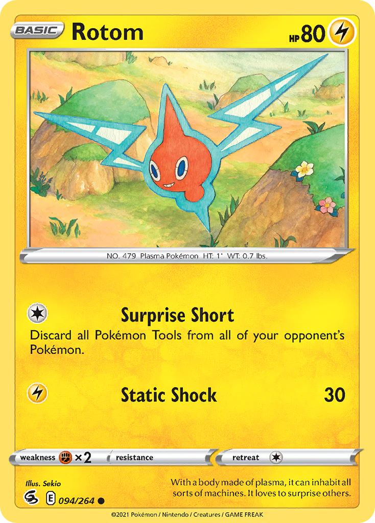 094/264 Rotom / Basic / Common (Fusion Strike) English card