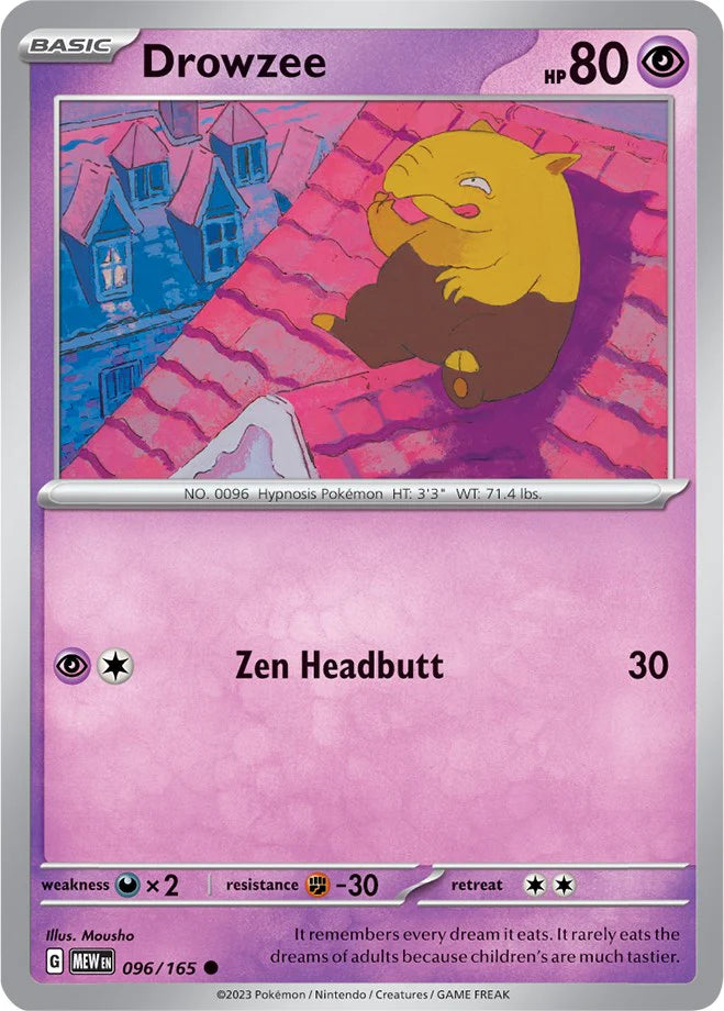 096/165 Drowzee - Pokémon 151 - Pokémon card (English)
