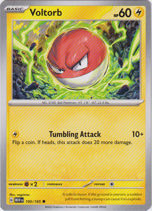 100/165 Voltorb - Pokémon 151 - Pokémon card (English)