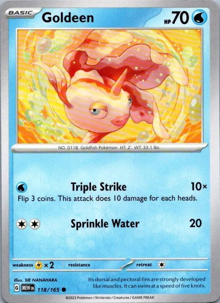 118/165 Goldeen - Pokémon 151