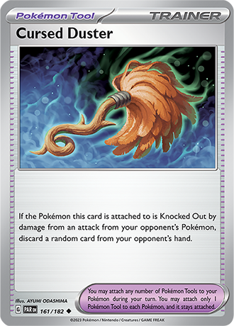 161/182 Cursed Duster / Pokémon Tool / Uncommon (Paradox Rift) English card