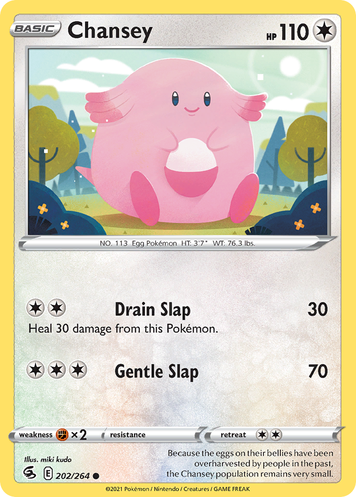 202/264 Chansey / Basic / Common (Fusion Strike) English card