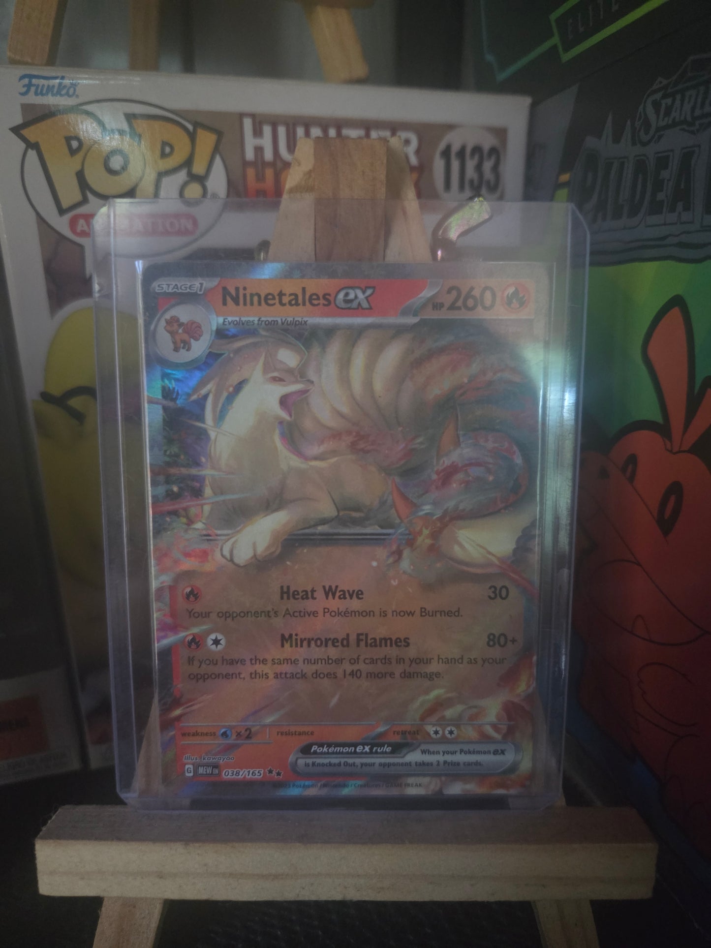 038/165 Ninetales EX -Pokémon 151 - Pokémon card (English) Collectors item