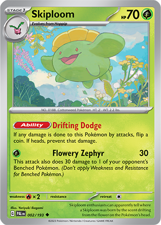 002/193 Skiploom - Paldea Evolved - Pokémon card (English)