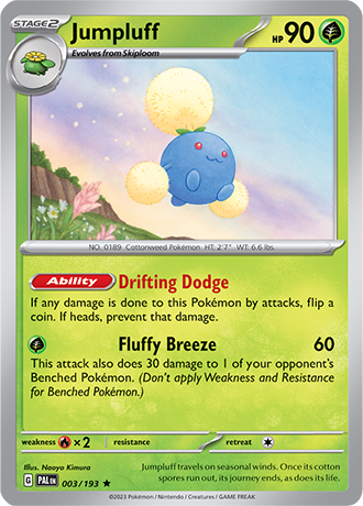 003/193 Jumpluff holo - Paldea Evolved - Pokémon card (English)