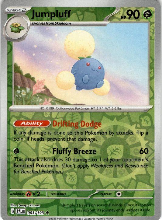 003/193 Jumpluff Reverse holo - Paldea Evolved - Pokémon card (English)