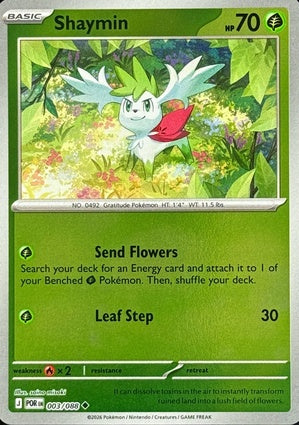003/088 Shaymin (Reverse Holo) (Perfect Order) Pokémon card (English)