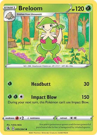005/264 Breloom / Stage 1 / Uncommon (Fusion Strike) English card