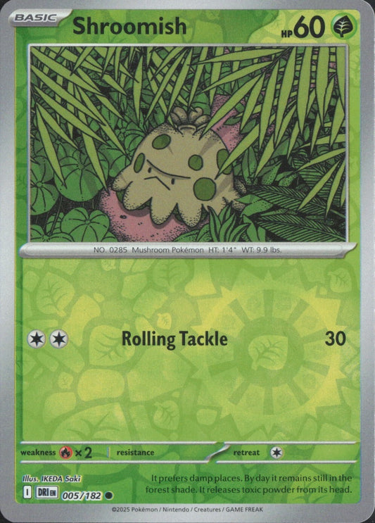 005/182 Shroomish (Reverse Holo) - Destined Rivals - Pokémon card (English)