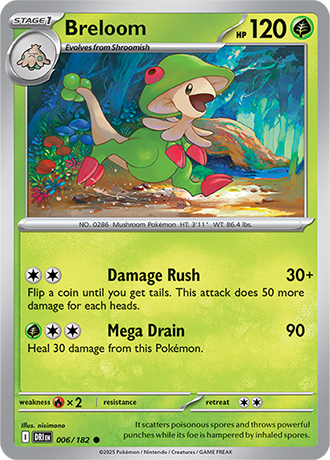 006/182 Breloom - Destined Rivals - Pokémon card (English)