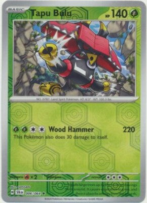 006/064 Tapu Bulu (Reverse Holo) - Shrouded Fable - Pokemon card (English)