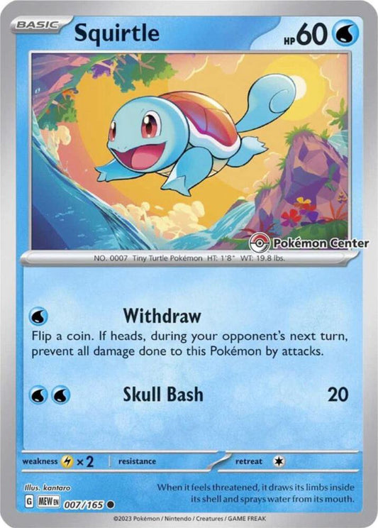007/165 Squirtle - Pokémon 151 - Pokémon card (English)