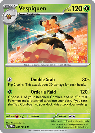 009/193 Vespiquen - Paldea Evolved - Pokémon card (English)