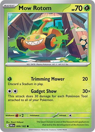009/182 Mow Rotom - Destined Rivals - Pokémon card (English)