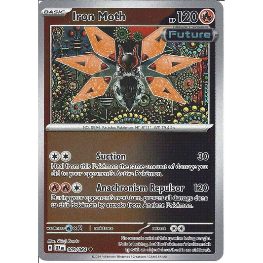 009/064 Iron Moth (Reverse Holo) (Shrouded Fable) Pokemon card (English)