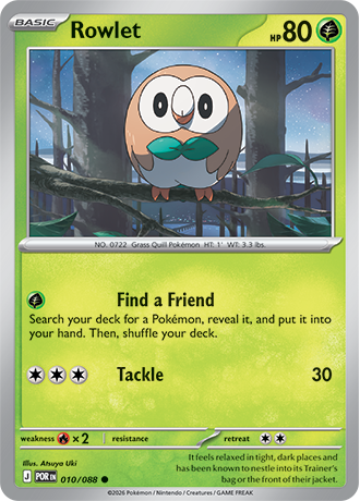 010/088 Rowlet (Perfect Order) Pokémon card (English)