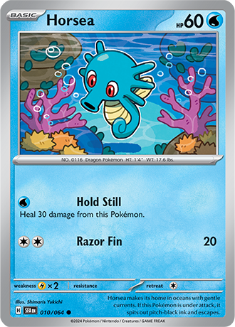 010/064 Horsea - Shrouded Fable - Pokemon card (English)