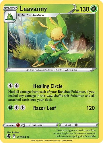 011/264 Leavanny (Fusion Strike) Pokemon card (English)