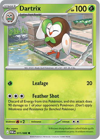 011/088 Dartrix (Perfect Order) Pokémon card (English)