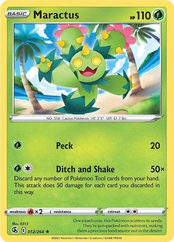 012/264 Maractus (Fusion Strike) Pokemon card (English)