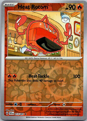 013/091 Heat Rotom (Reverse Holo) - Paldean Fates - Pokémon card (English)
