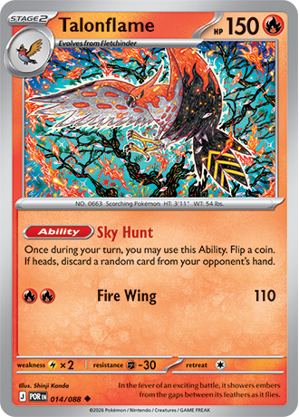 014/088 Talonflame (Perfect Order) Pokémon card (English)