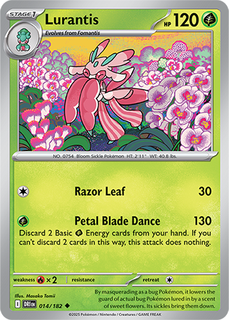 014/182 Lurantis - Destined Rivals - Pokémon card (English)