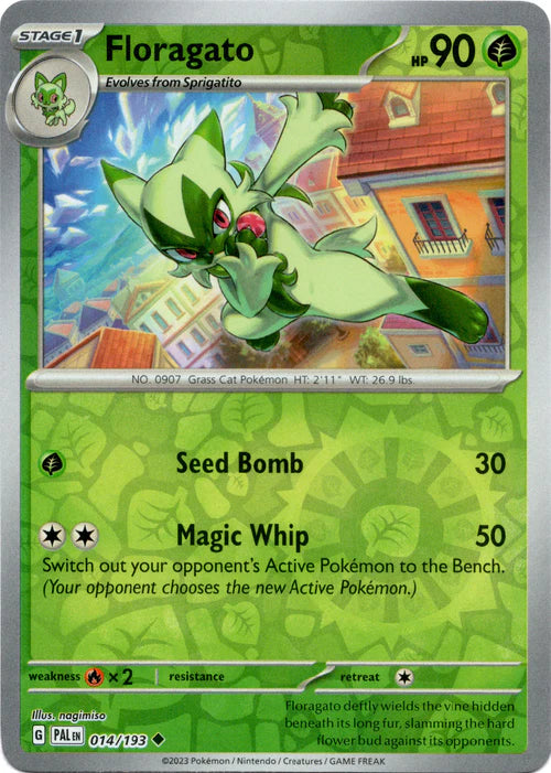 014/193 Floragato (Reverse holo) - Paldea Evolved - Pokémon card (English)