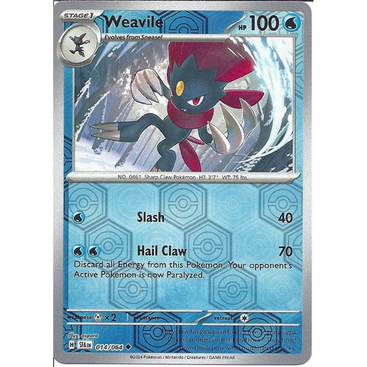 014/064 Weavile (Reverse Holo) - Shrouded Fable - Pokemon card (English)