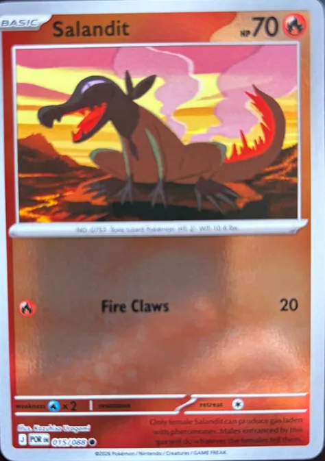 015/088 Salandit (Reverse Holo) (Perfect Order) Pokémon card (English)