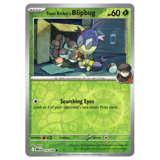 015/182 Team Rocket's Blipbug (Reverse Holo) - Destined Rivals - Pokémon card (English)