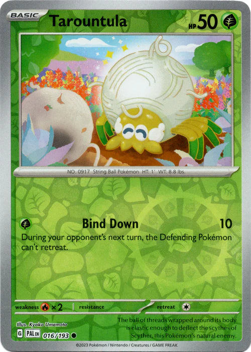 016/193 Tarountula (Reverse holo) - Paldea Evolved - Pokémon card (English)