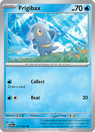 017/091 Frigibax - Paldean Fates - Pokémon card (English)