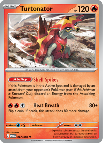 017/088 Turtonator (Perfect Order) Pokémon card (English)