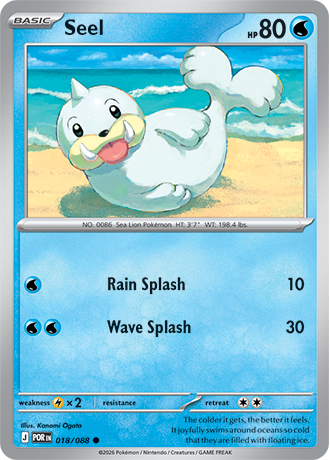 018/088 Seel (Perfect Order) Pokémon card (English)
