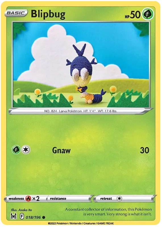 018/196 Blipbug (Lost Origin) Pokemon card (English)